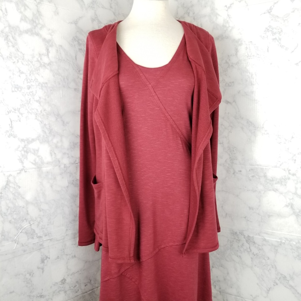 Horny Toad Dress Set size Medium Red Rust color